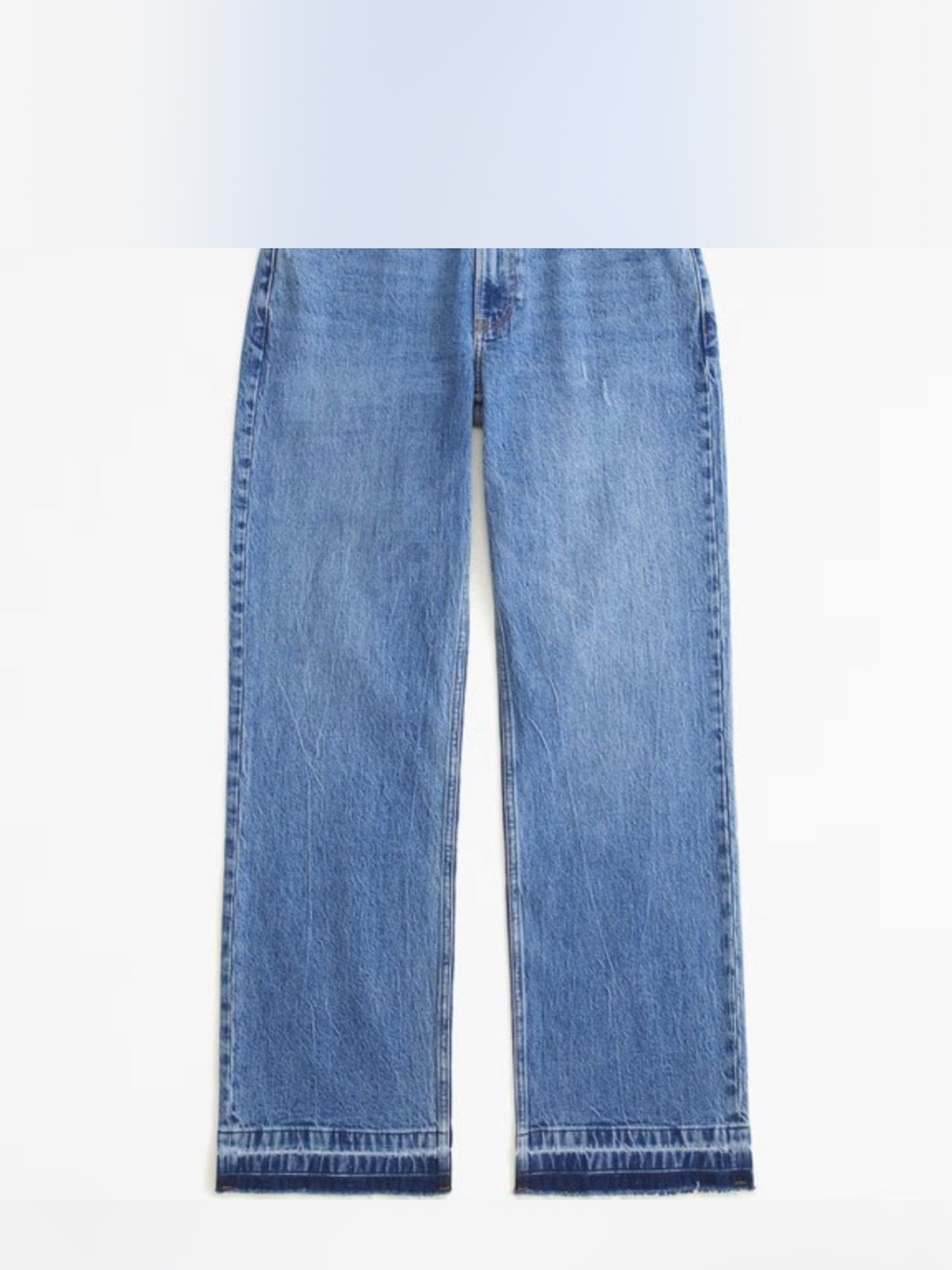 Abercrombie & Fitch Light Blue Straight Leg Jeans